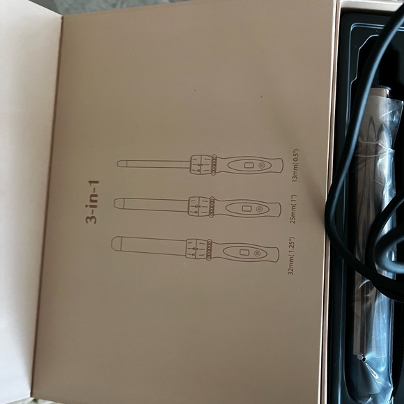 Bombay 3-IN-1 CURLING WAND WITH EXTENDED BARRELS - Picture 2 of 2